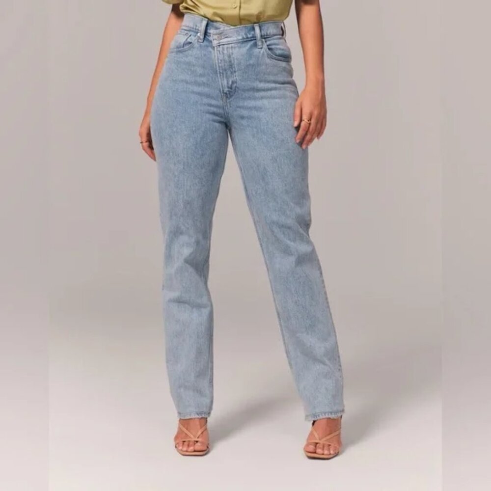 New Abercrombie & Fitch 90s Criss-Cross Waist | Size 27